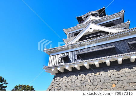 熊本市熊本城正在恢復 熊本市熊本城正在恢復 70987316