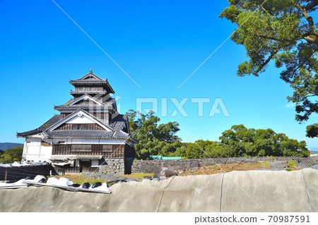熊本市修復熊本城宇都樓 熊本市修復熊本城宇都樓 70987591