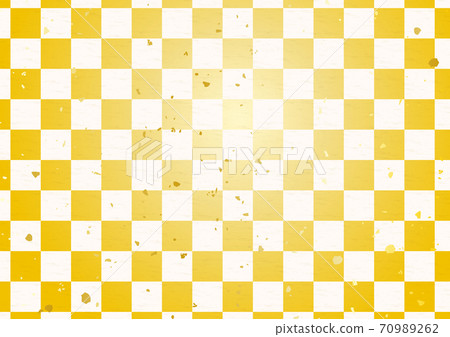 White and gold checkered Japanese paper texture background material White and gold checkered Japanese paper texture background material 70989262