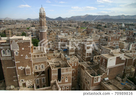 也門首都薩那老城 70989816