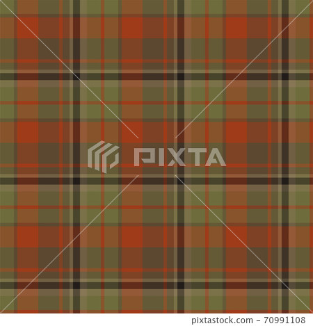 Plaid seamless pattern. Vector background of textile ornament. Flat fabric design. 70991108
