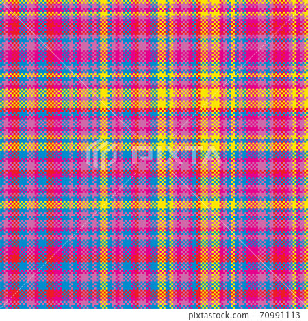 Tartan plaid pattern seamless. Print fabric texture. Check vector background. Tartan plaid pattern seamless. Print fabric texture. Check vector background. 70991113
