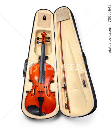 Violin in its case 70993642