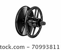 Spiral reel for developing 35mm photo film. 70993811