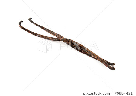 Vanilla pods isolated on white background Vanilla pods isolated on white background 70994451