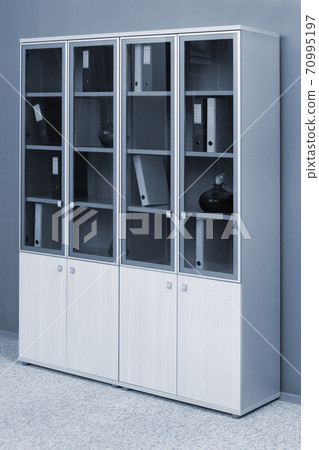 bookcase with folders in modern office 70995197
