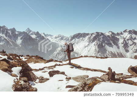 Hike in Himalayas 70995349