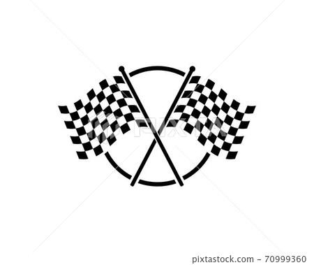 racing flag icon of automotif illustration vecto racing flag icon of automotif illustration vecto 70999360