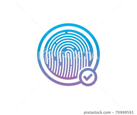 fingerprint illustration vector template fingerprint illustration vector template 70999591