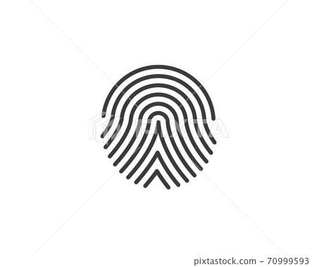 fingerprint illustration vector template fingerprint illustration vector template 70999593