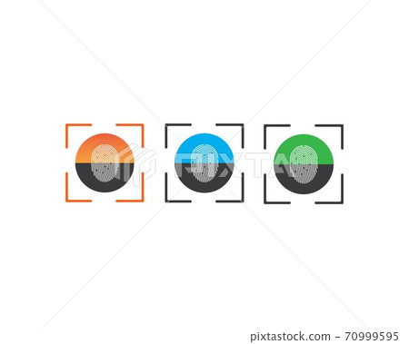 fingerprint illustration vector template fingerprint illustration vector template 70999595