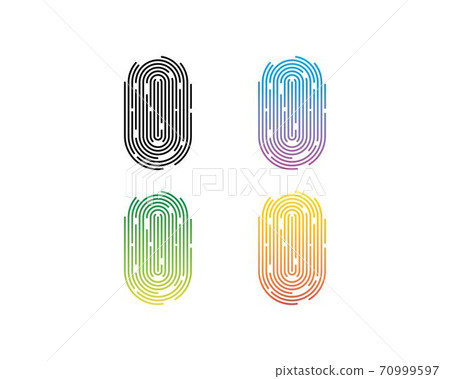 fingerprint illustration vector template fingerprint illustration vector template 70999597