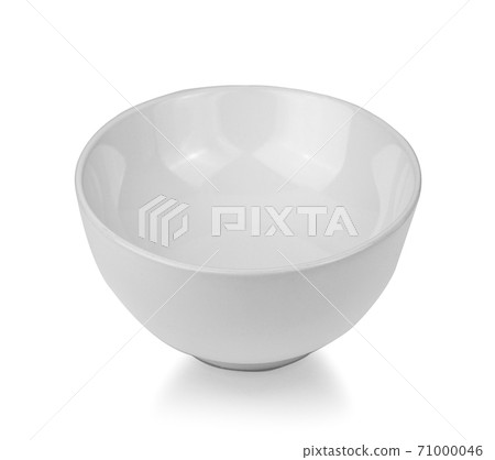 White bowl on white background White bowl on white background 71000046
