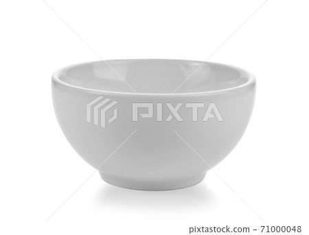 White bowl on white background White bowl on white background 71000048