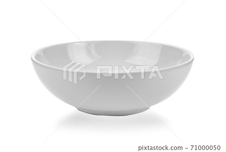 White bowl on white background White bowl on white background 71000050