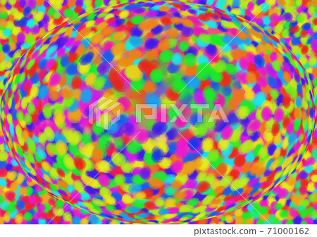Colorful pointillism background - Stock Illustration [71000162] - PIXTA