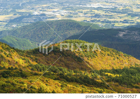 Bandai-Azuma Skyline landscape bird's-eye view Fukushima City, Fukushima Prefecture Bandai-Azuma Skyline landscape bird's-eye view Fukushima City, Fukushima Prefecture 71000527