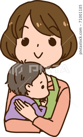 媽媽抱抱孩子 媽媽抱抱孩子 71001185
