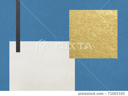 Background material using Japanese paper Square balance Minimum design 71005385