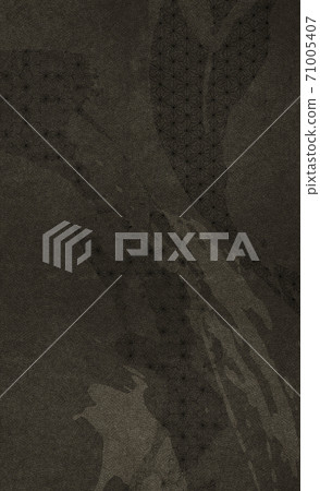 Japanese style background material-water flow-ripple-brush-handwriting 71005407