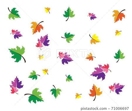 autumn leaves logo vector template 71006697