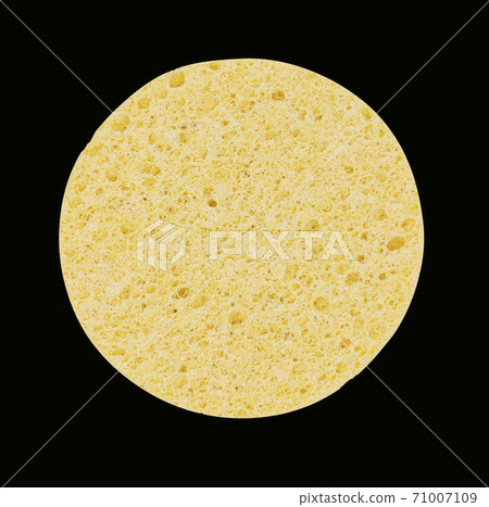 Oval yellow sponge vertical cleansing puff for Oval yellow sponge vertical cleansing puff for 71007109