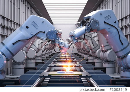 Automation industry concept Automation industry concept 71008349