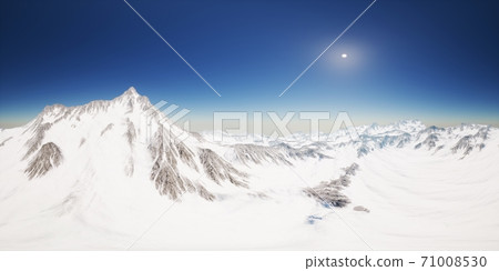 VR 360 camera on the Tops of the Mountains 71008530