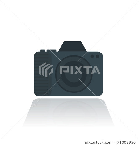 camera icon, pictogram in flat style 71008956