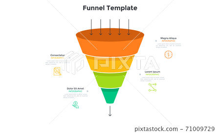 Modern Infographic Vector Template 71009729
