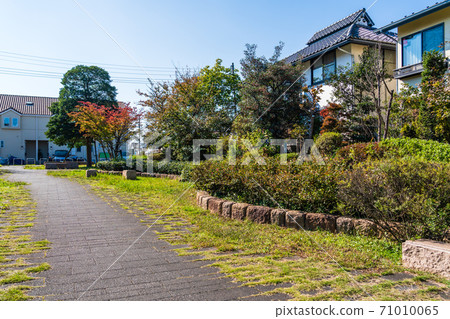 保護綠色環境的東京都區域Minamino No. 2 Green Area在居民區建造的綠色區域 71010065