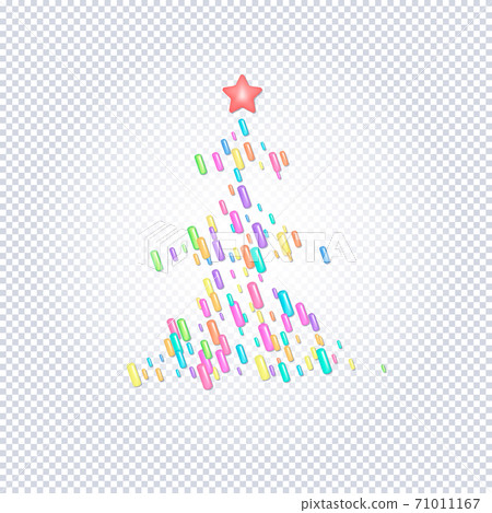 Sprinkle with grains of desserts. Abstract pattern with sprinkles grainy of tree on a transparent background. Design for holiday designs, party, birthday, invitation. Vector Sprinkle with grains of desserts. Abstract pattern with sprinkles grainy of tree on a transparent background. Design for holiday designs, party, birthday, invitation. Vector 71011167
