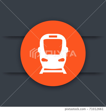 subway icon, train vector sign 71012661