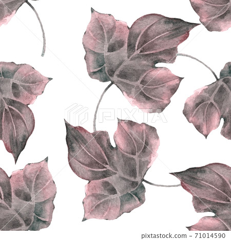 Floral pattern. Seamless background with leaves 71014590