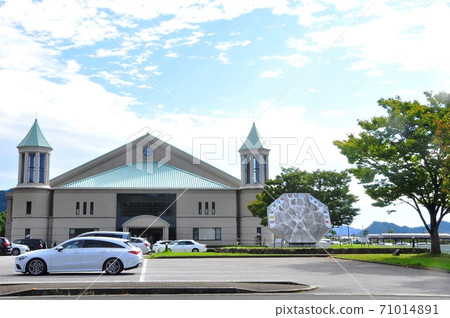 Shiga Prefecture Azuchi Town Literary Town Azuchi Mariate and Parking Lot Shiga Prefecture Azuchi Town Literary Town Azuchi Mariate and Parking Lot 71014891