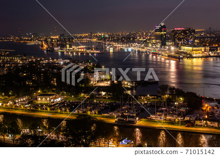 Nightly view of Amsterdam 71015142