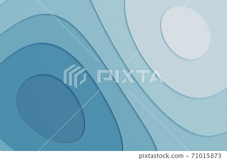 Modern wavy retro background for texture. Repeated and circular geometric shapes. Abstract 3D design.  71015873