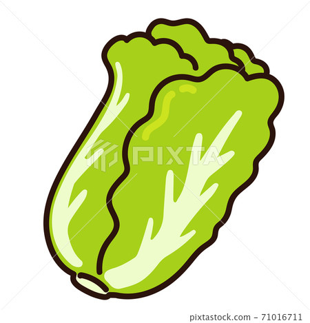 簡單可愛的白色蔬菜插圖與主線 71016711