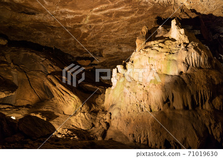 Beautiful Jura natural underground caves France 71019630