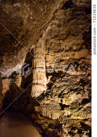 Beautiful Jura natural underground caves France 71019638