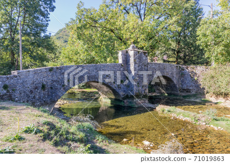 The historical bridge Billin from Nevy Sur Seilly Jura 71019863
