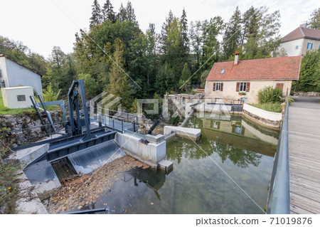 Gorges & waterfalls of Langouette in Planches en Montagnes, Jura Gorges & waterfalls of Langouette in Planches en Montagnes, Jura 71019876