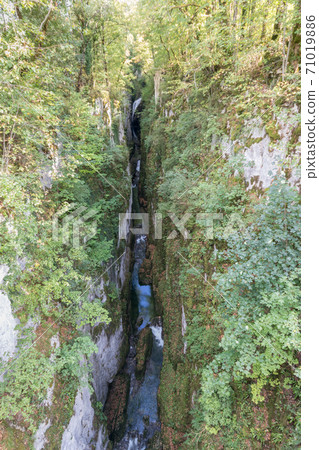 Gorges & waterfalls of Langouette in Planches en Montagnes, Jura 71019886