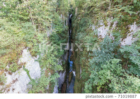 Gorges & waterfalls of Langouette in Planches en Montagnes, Jura 71019887