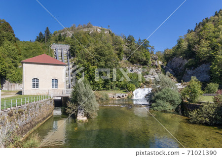 Hiking track of the Pertes de L'Ain, Losses of the Ain, Jura 71021390