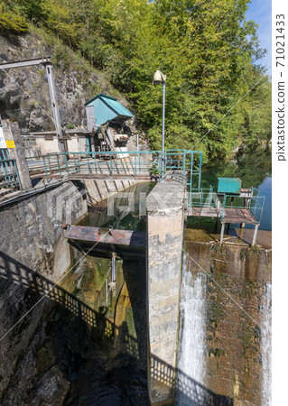 Hiking track of the Pertes de L'Ain, Losses of the Ain, Jura 71021433