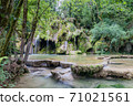 Jura Tufs waterfall, with its spectacle limestone sculptures 71021561
