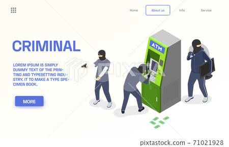 Criminals Isometric Concept 71021928