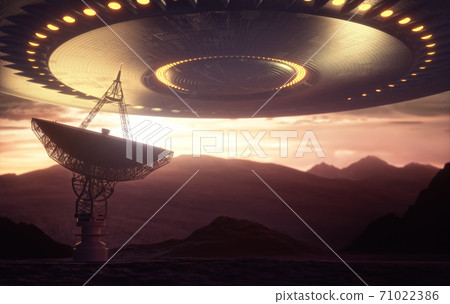Satellite Dish Signal UFO Close Encounters of the Third Kind 71022386
