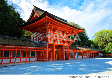 Shimogamo Shinto shrine gate 71023333